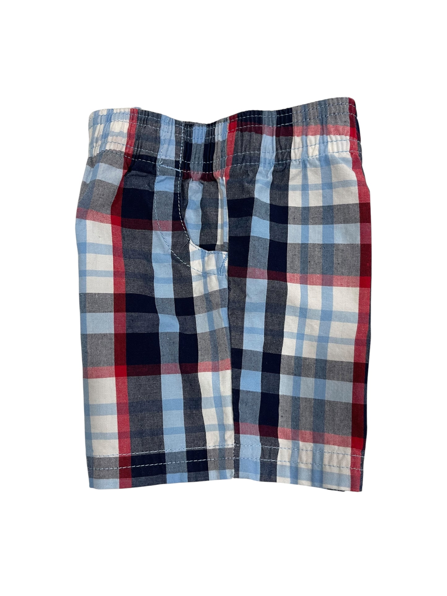(3-6 mo) Infant Boy Red, White & Blue Shorts