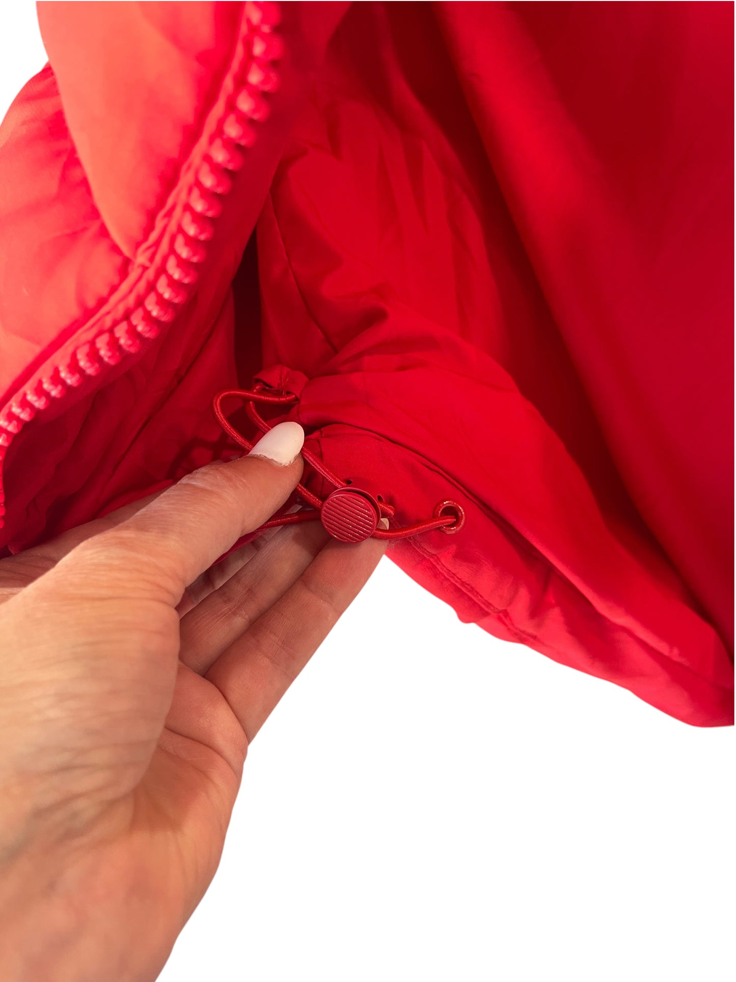 Women’s S Red Puffer Vest (sku 0003)