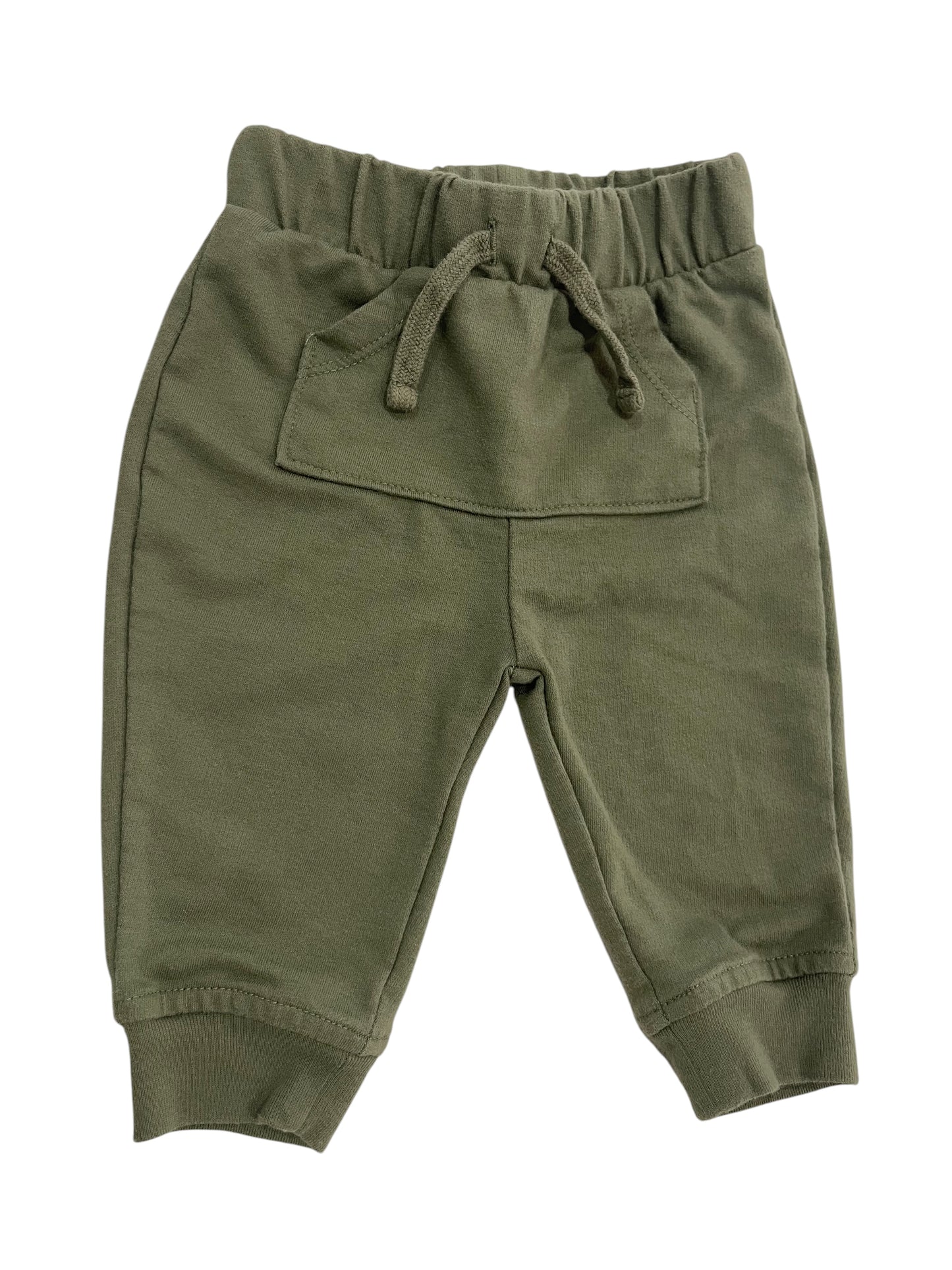 Infant (3 M) Olive Green Cozy Dino Jogger Set (sku 0153)