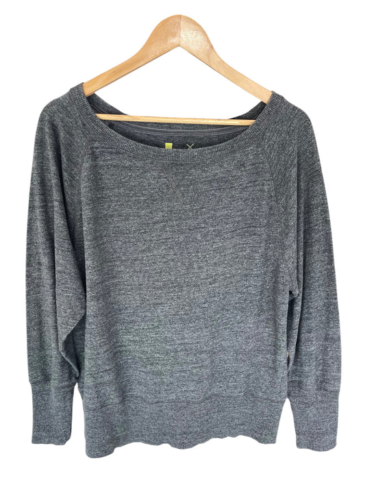 Women’s (L) lightweight, crewneck (charcoal) Sweatshirt (sku 0034)