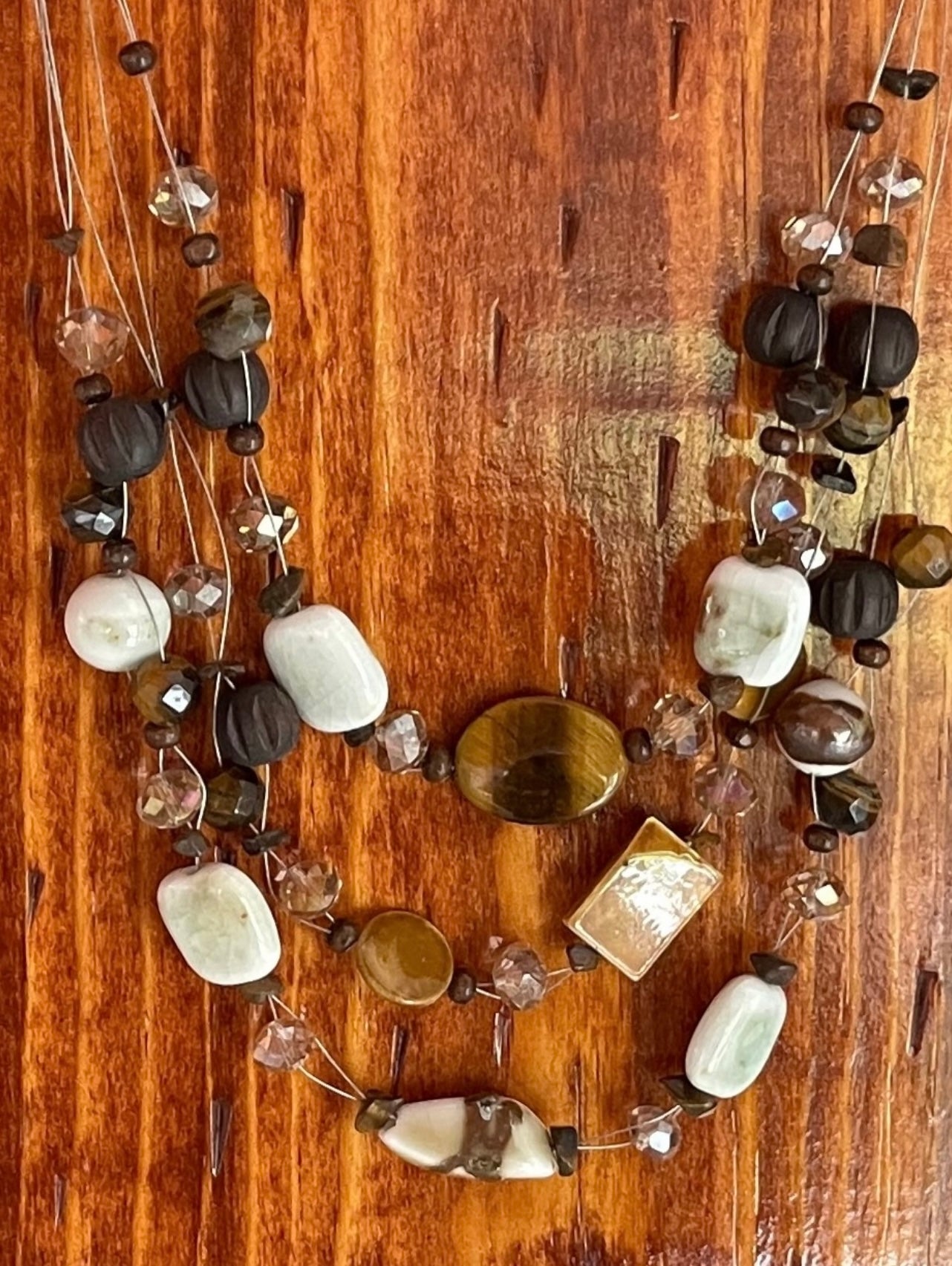 Earthy Tones Necklace (sku 0061) [New With Tags]