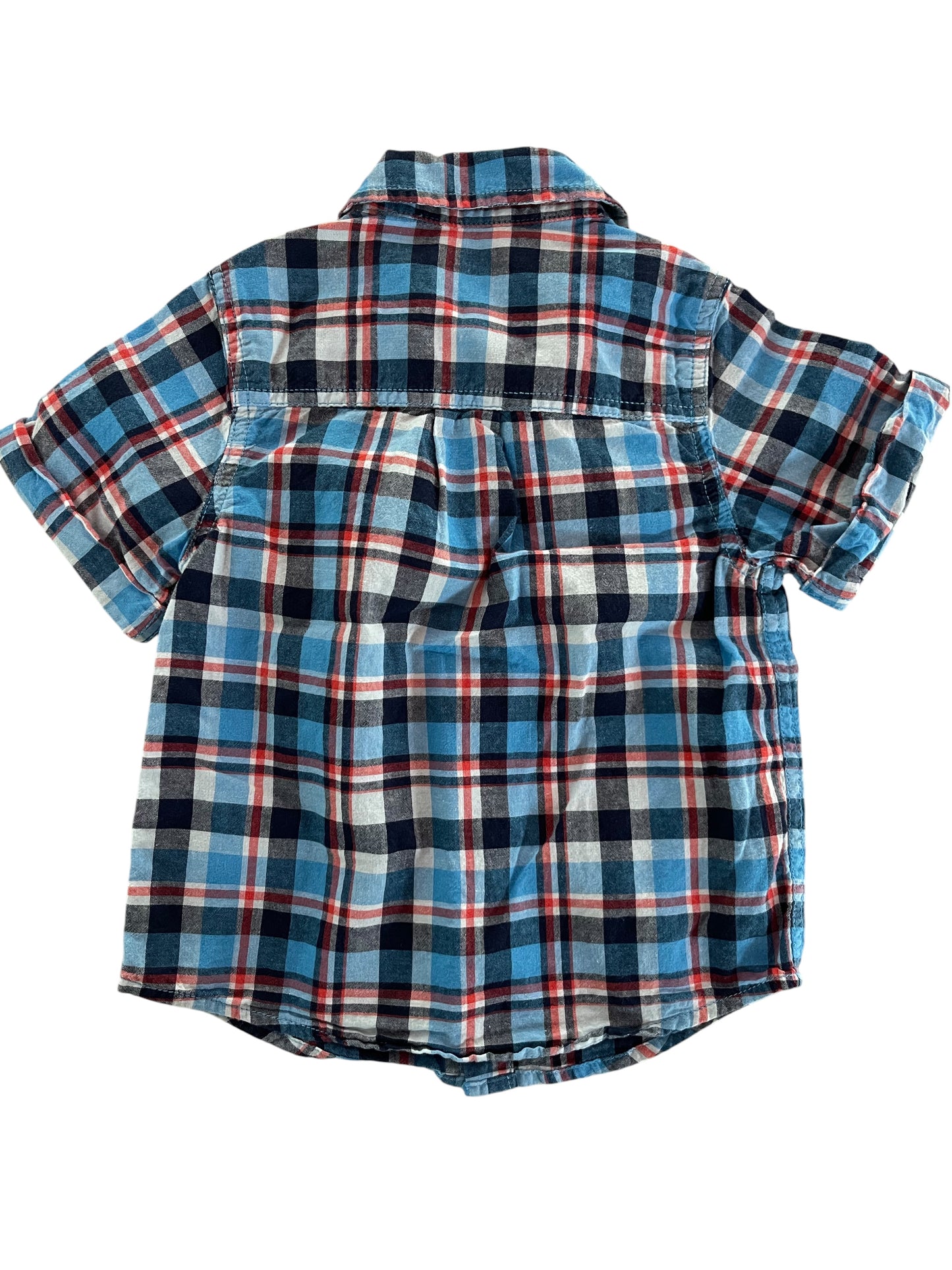 (2T) Toddler Boy Button Up Shirt