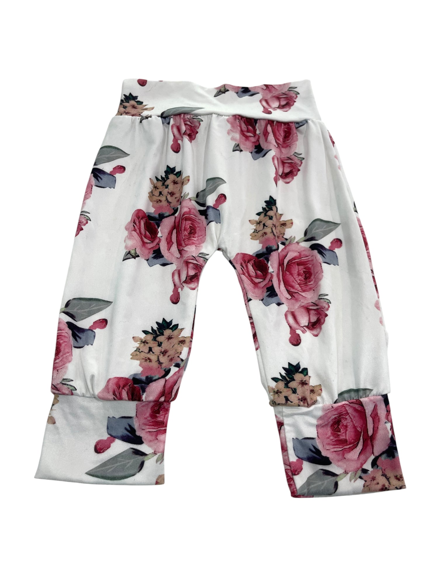 (6 mo) Infant Girl Floral Joggers