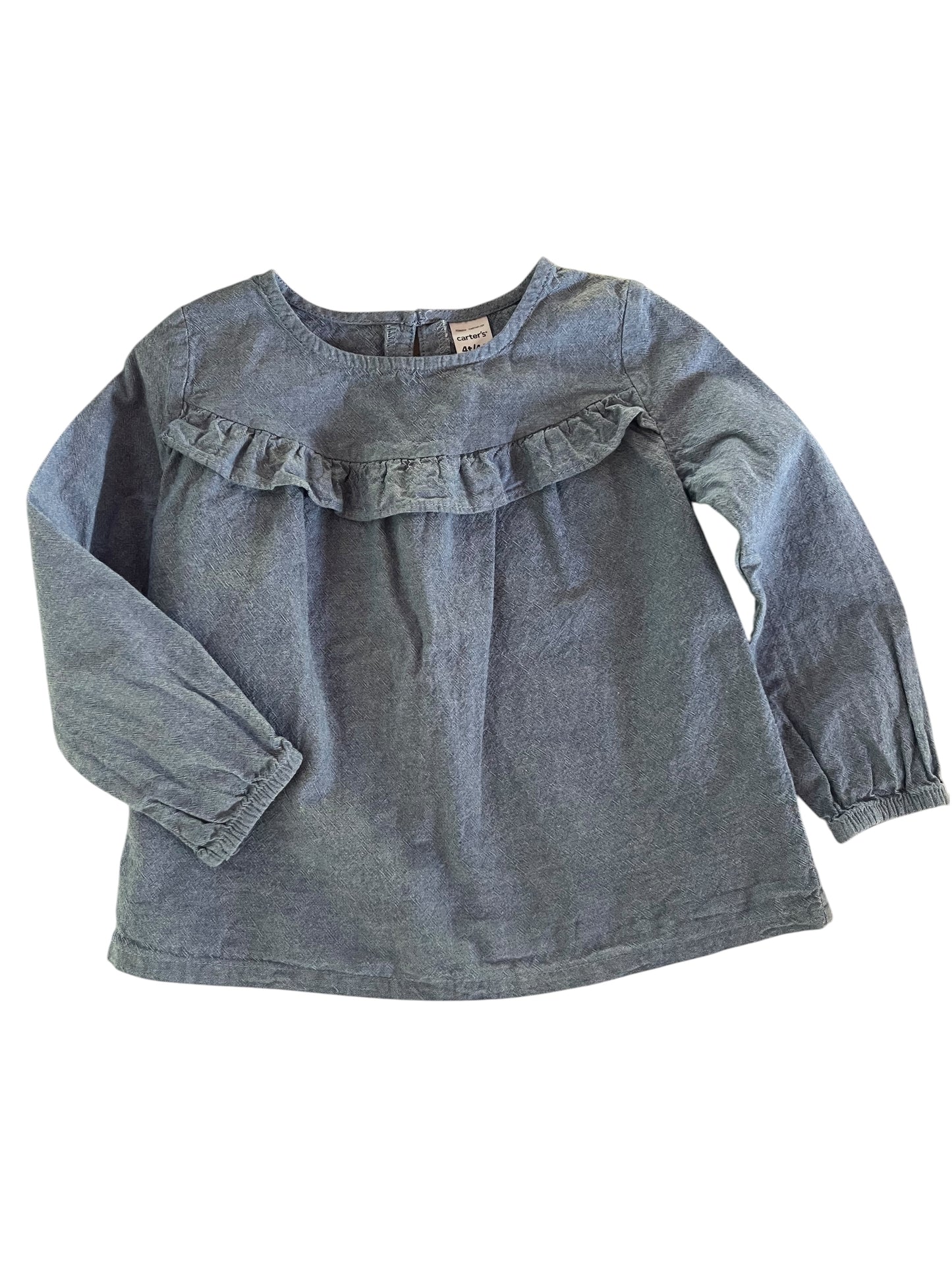 (4T) Toddler Girl Carter’s Denim Top