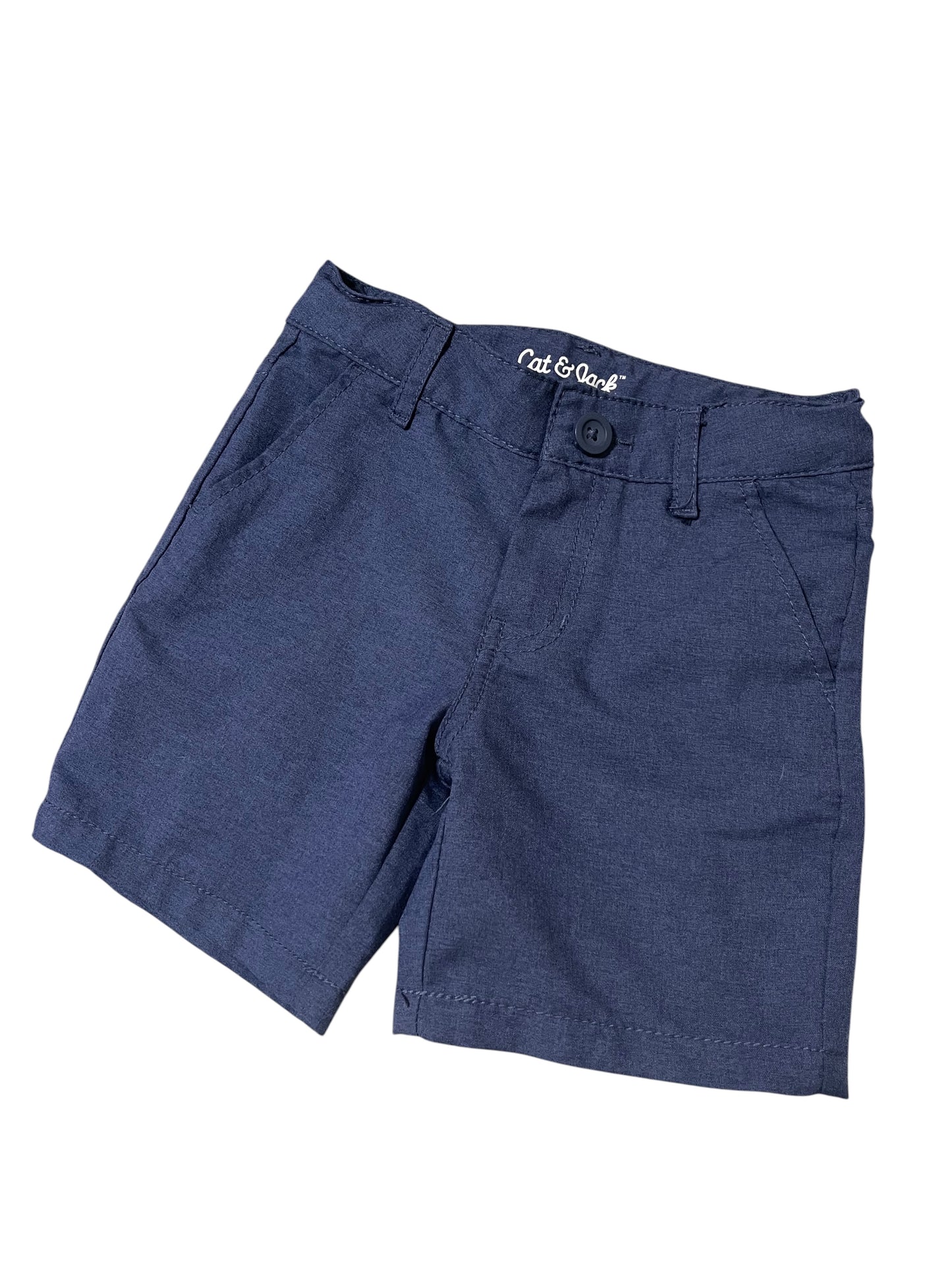 (4T) Toddler Boy Navy Shorts