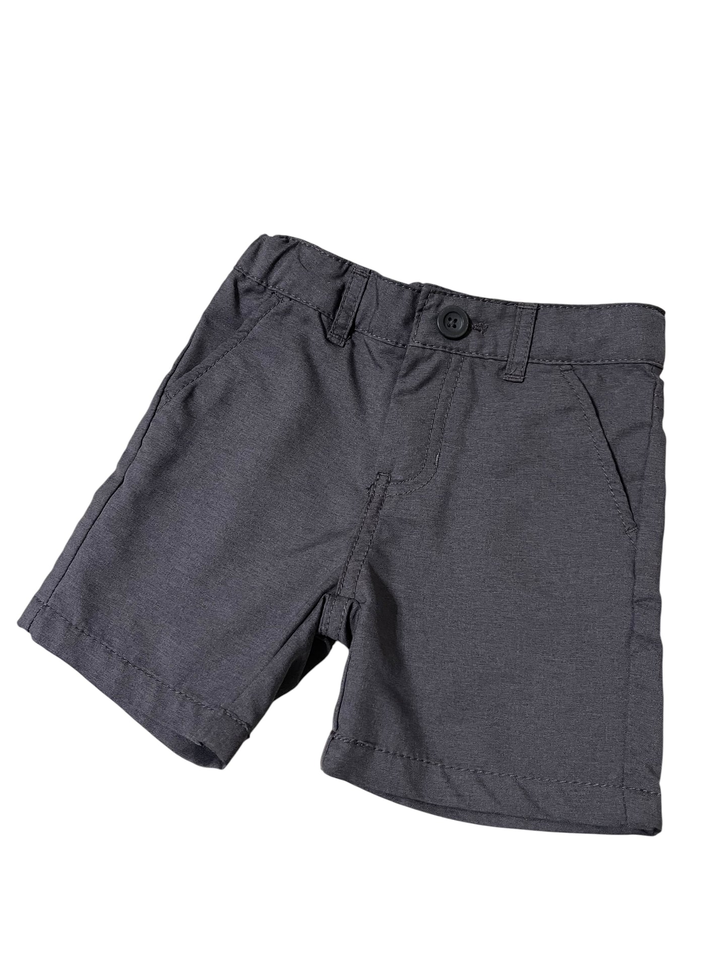 (3T) Toddler Boy Charcoal Black Shorts