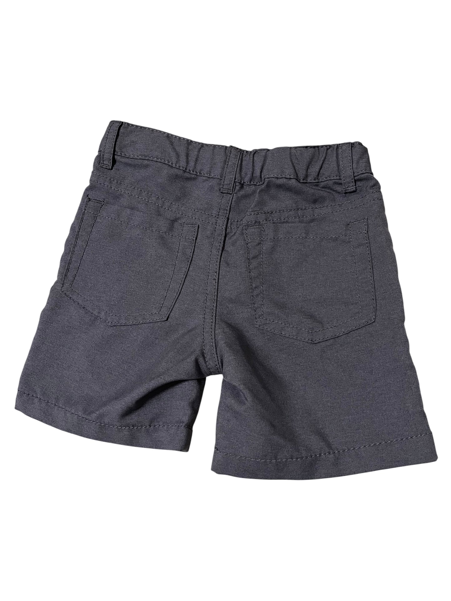 (3T) Toddler Boy Charcoal Black Shorts