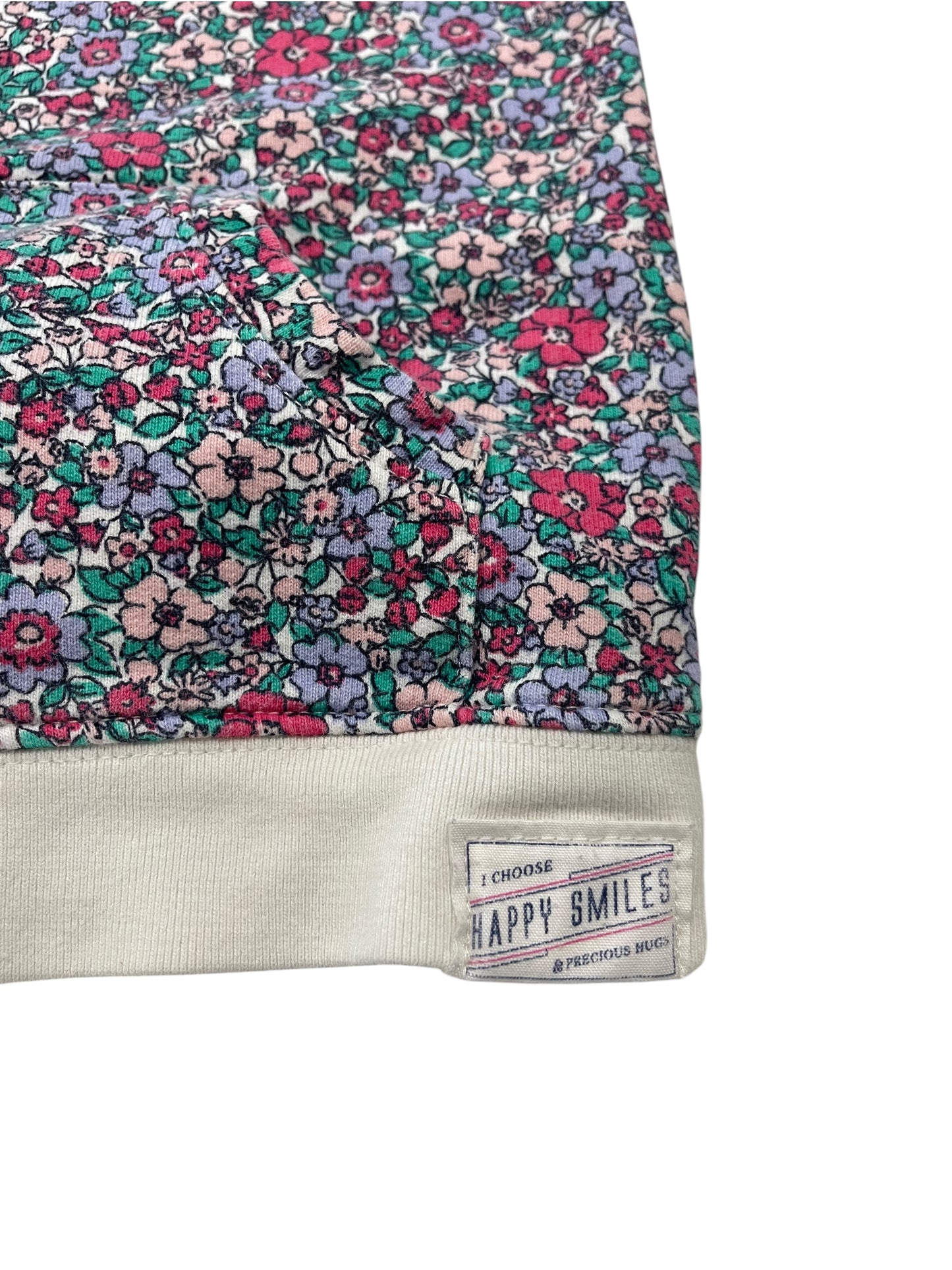 (4T) Toddler Girl Summer Floral Short Sleeve Top