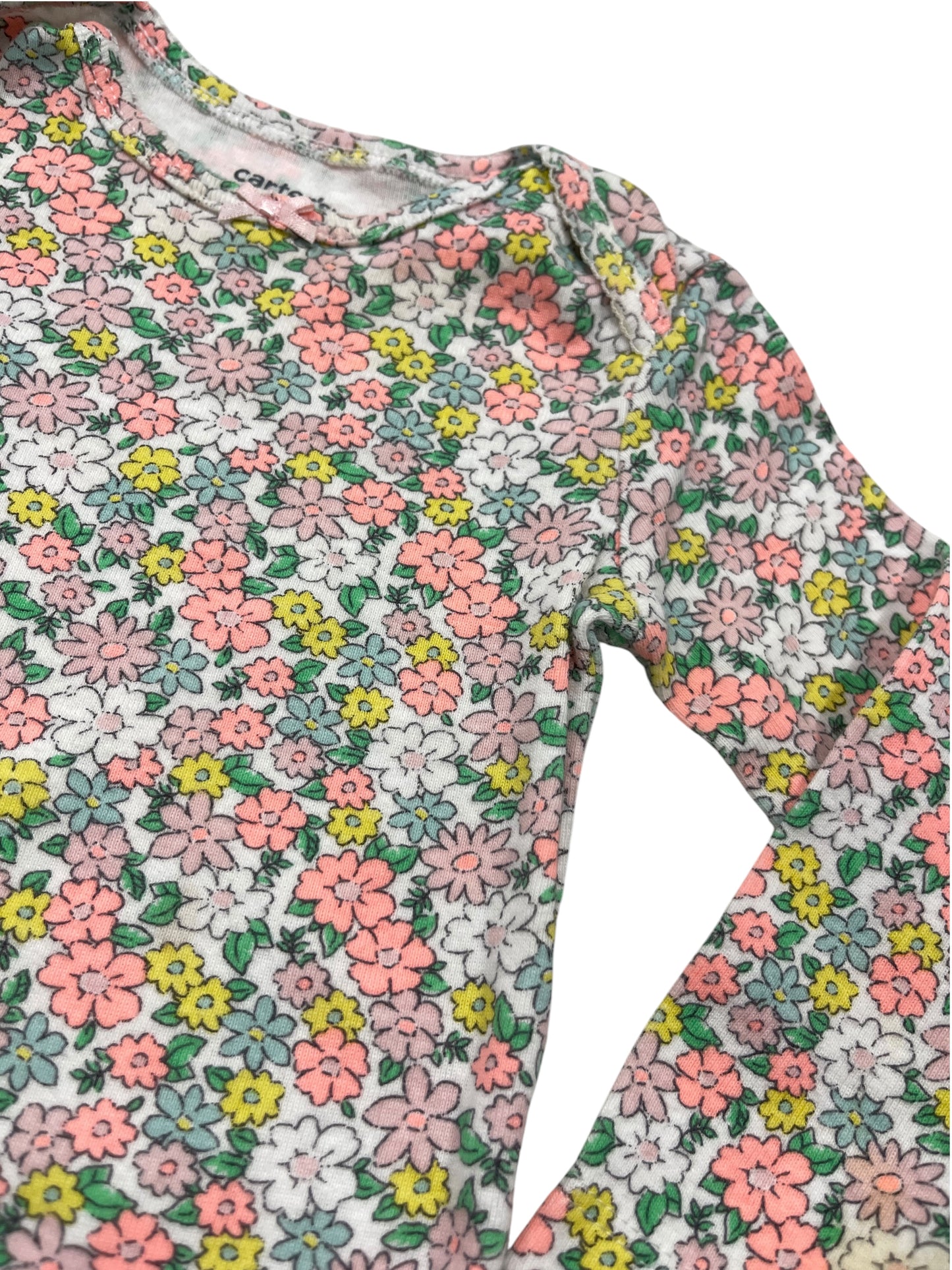 (9 mo) Infant Girl, Carter’s Floral Long Sleeve Onesie
