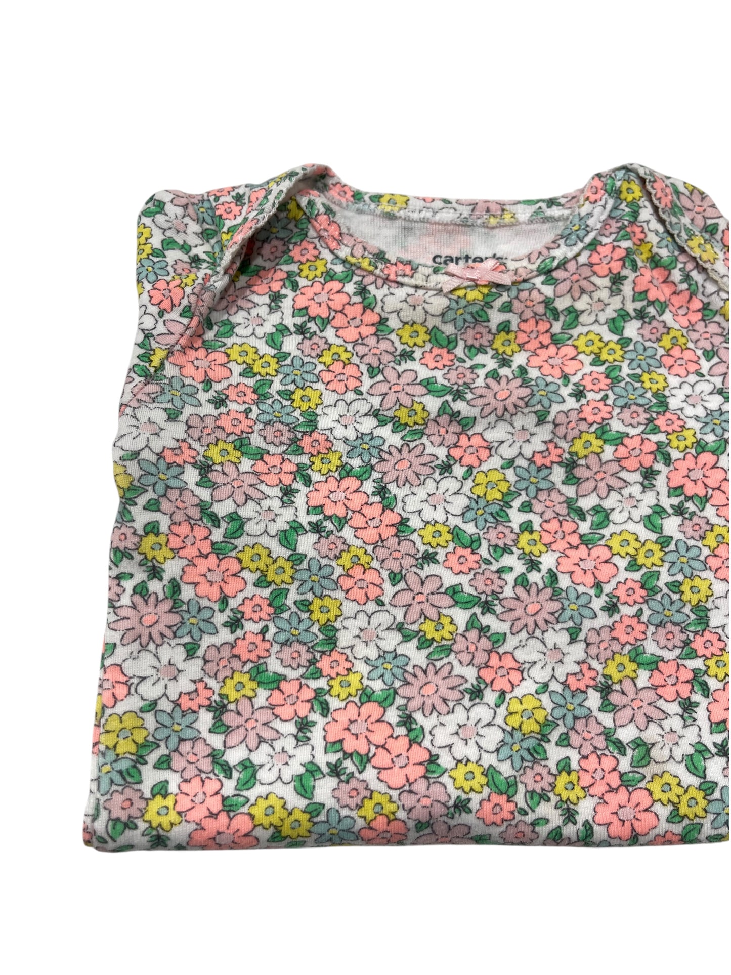(9 mo) Infant Girl, Carter’s Floral Long Sleeve Onesie