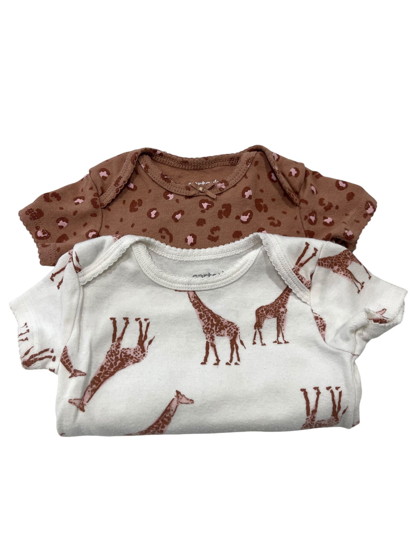 (3-6 mo) Infant Girl (2-pack) Onesies…so cute!