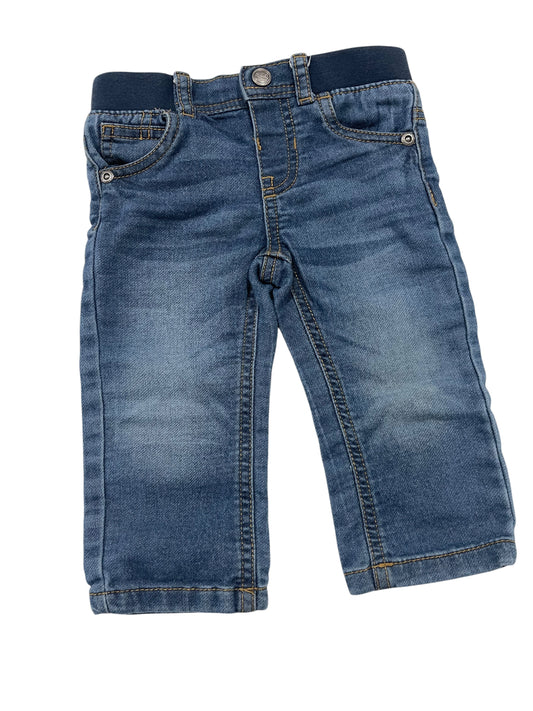 (12 mo) Infant Lightweight, Easy Comfy Denim Jeans by Wonder Nation