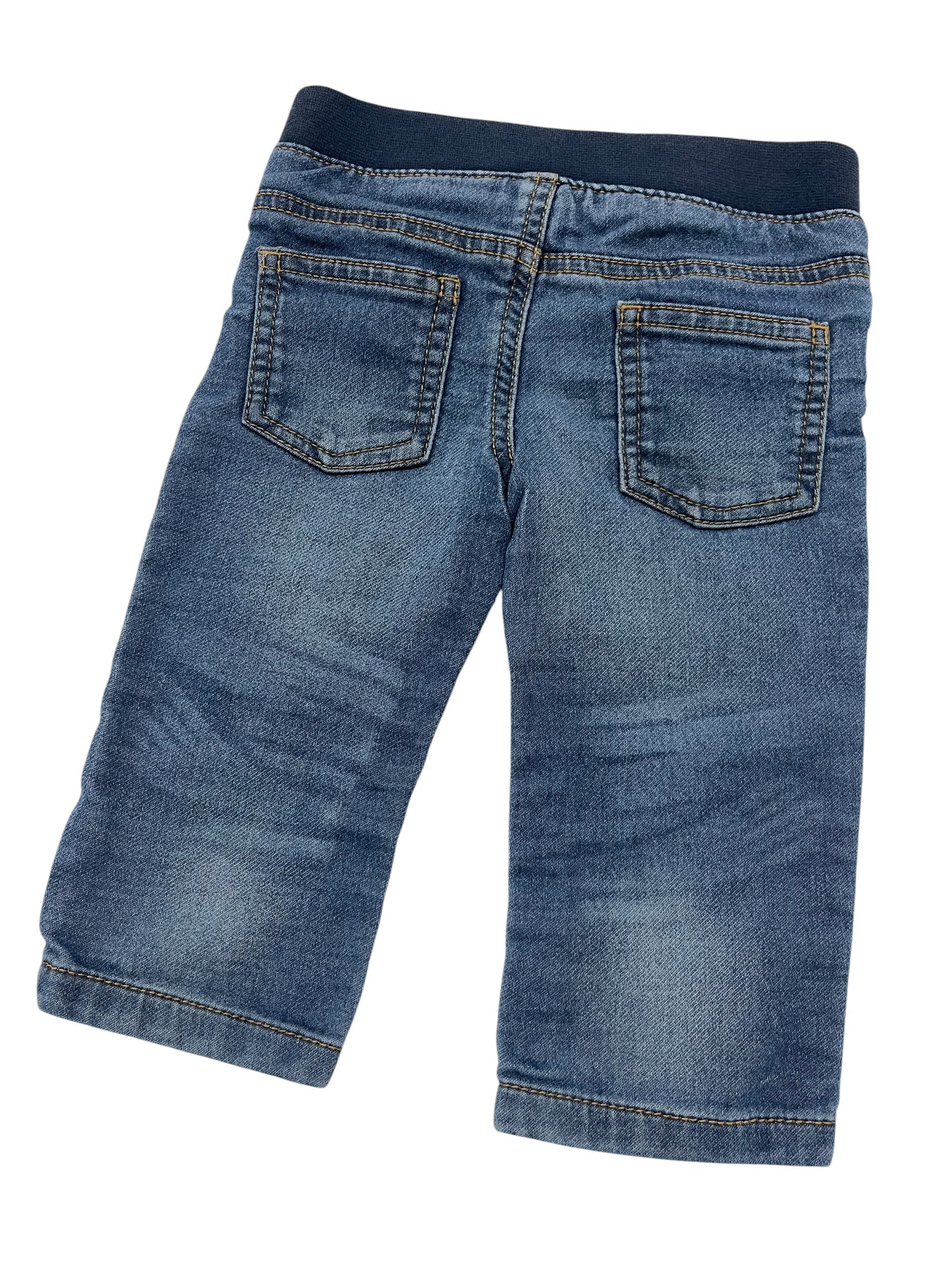 (12 mo) Infant Lightweight, Easy Comfy Denim Jeans by Wonder Nation