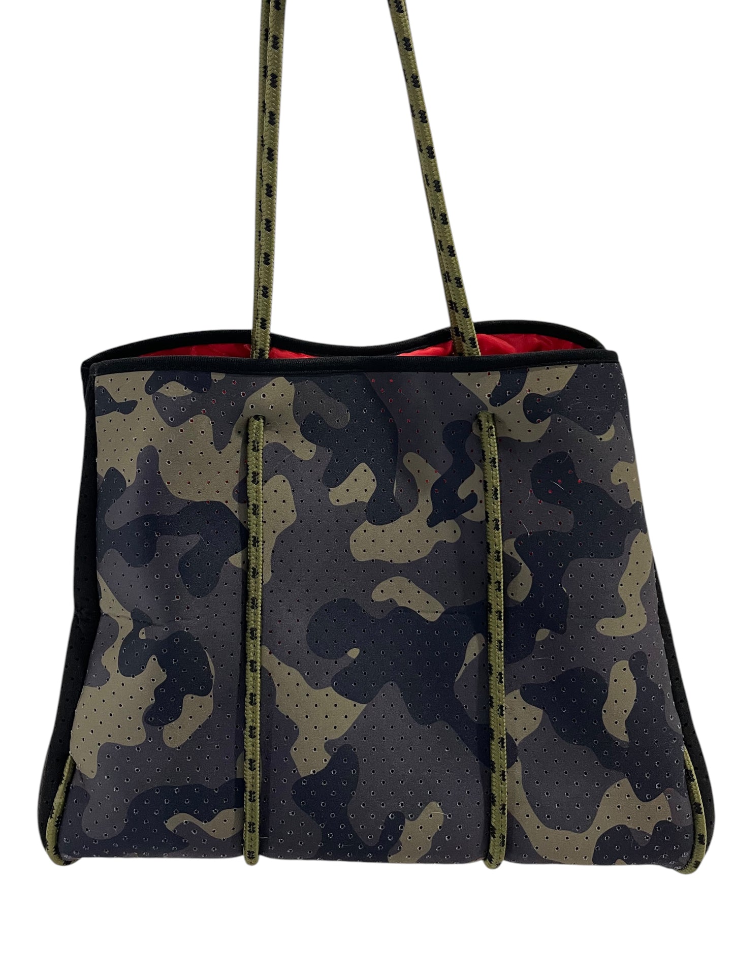 Neoprene Handbag/Tote with detachable smaller Inside Bag
