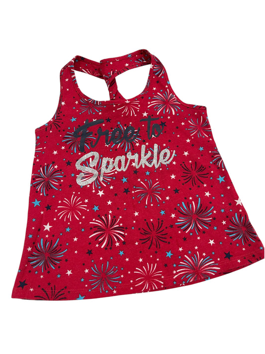 (6/6X) Kids Girl Sparkle Tank Top