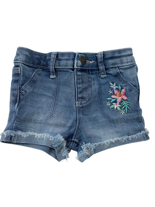 (12 mo) Infant Girl Denim Shorts (stretchy)!