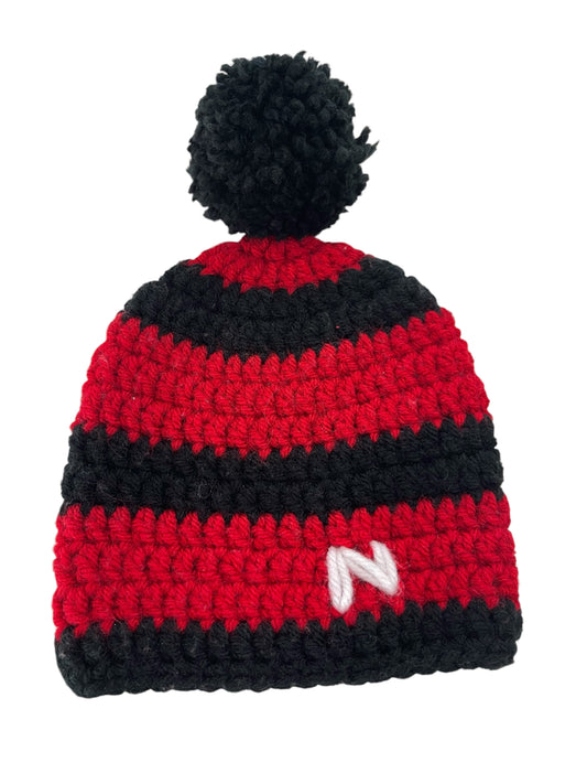 Handmade Infant Nebraska Hat (sku 0006)