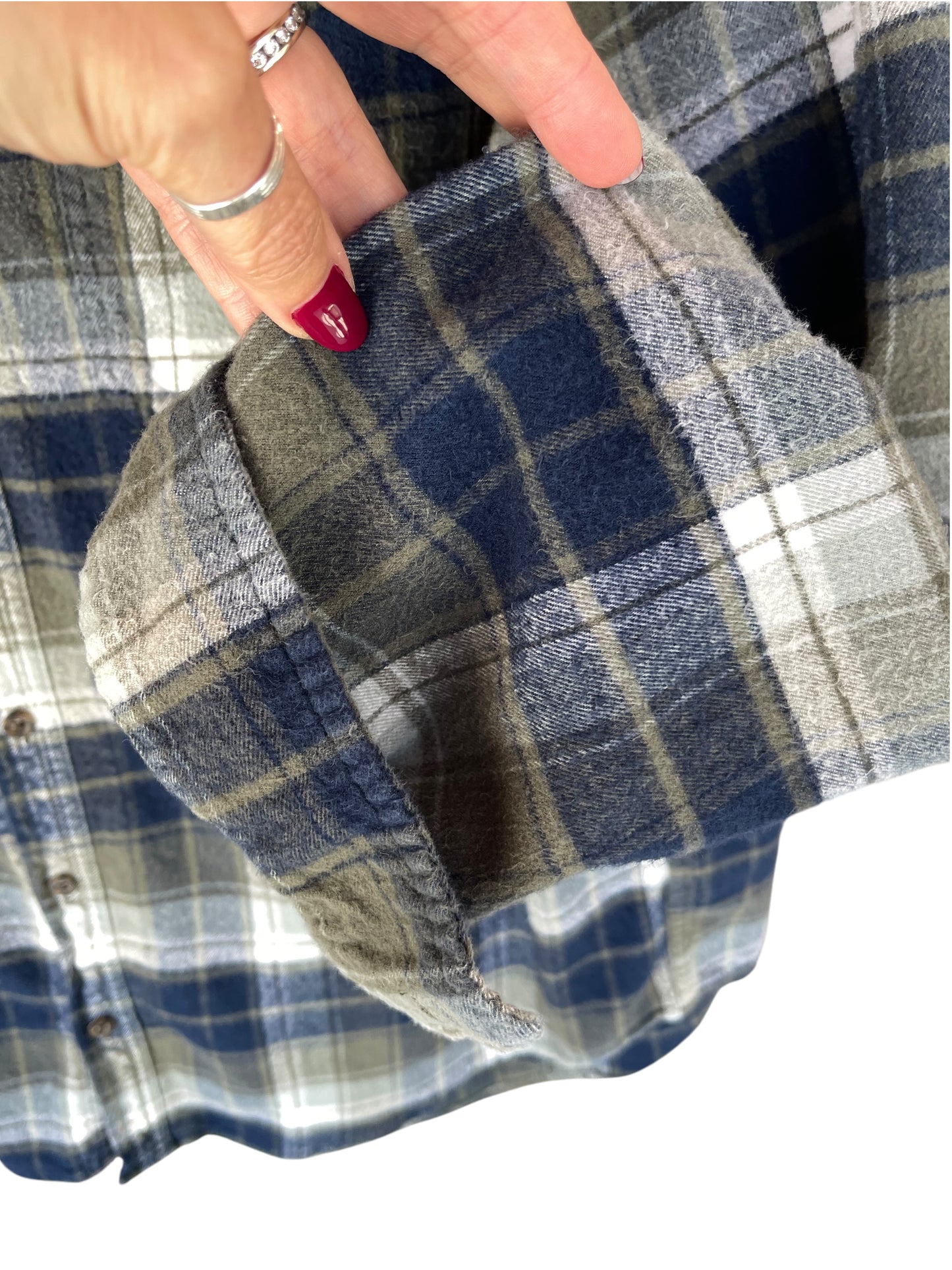 Women’s (Men 2XLT) GEORGE Flannel Shirt (sku 0026)
