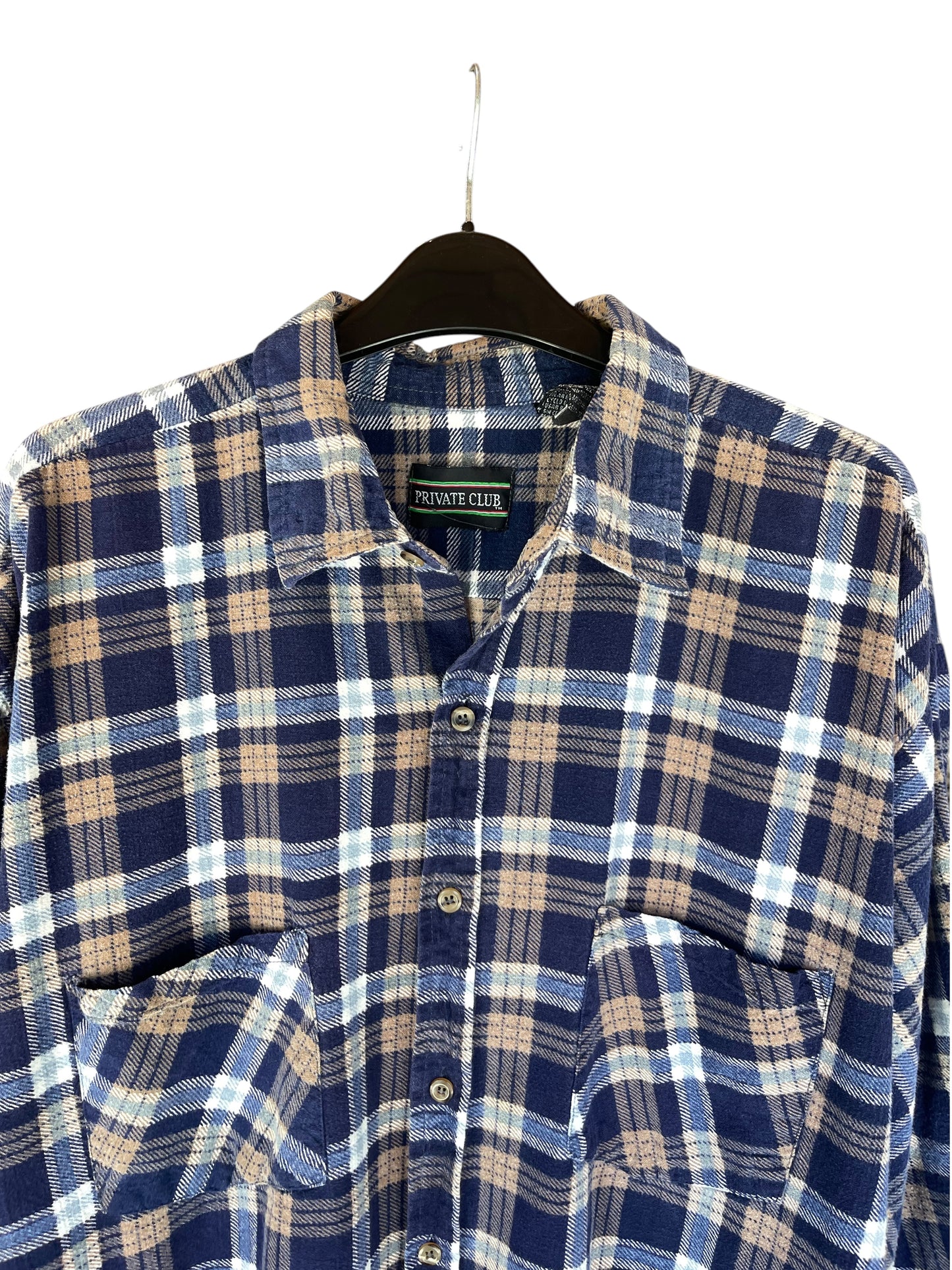 Women’s (Men 2XL) PRIVATE CLUB Flannel Shirt (SKU 0029)