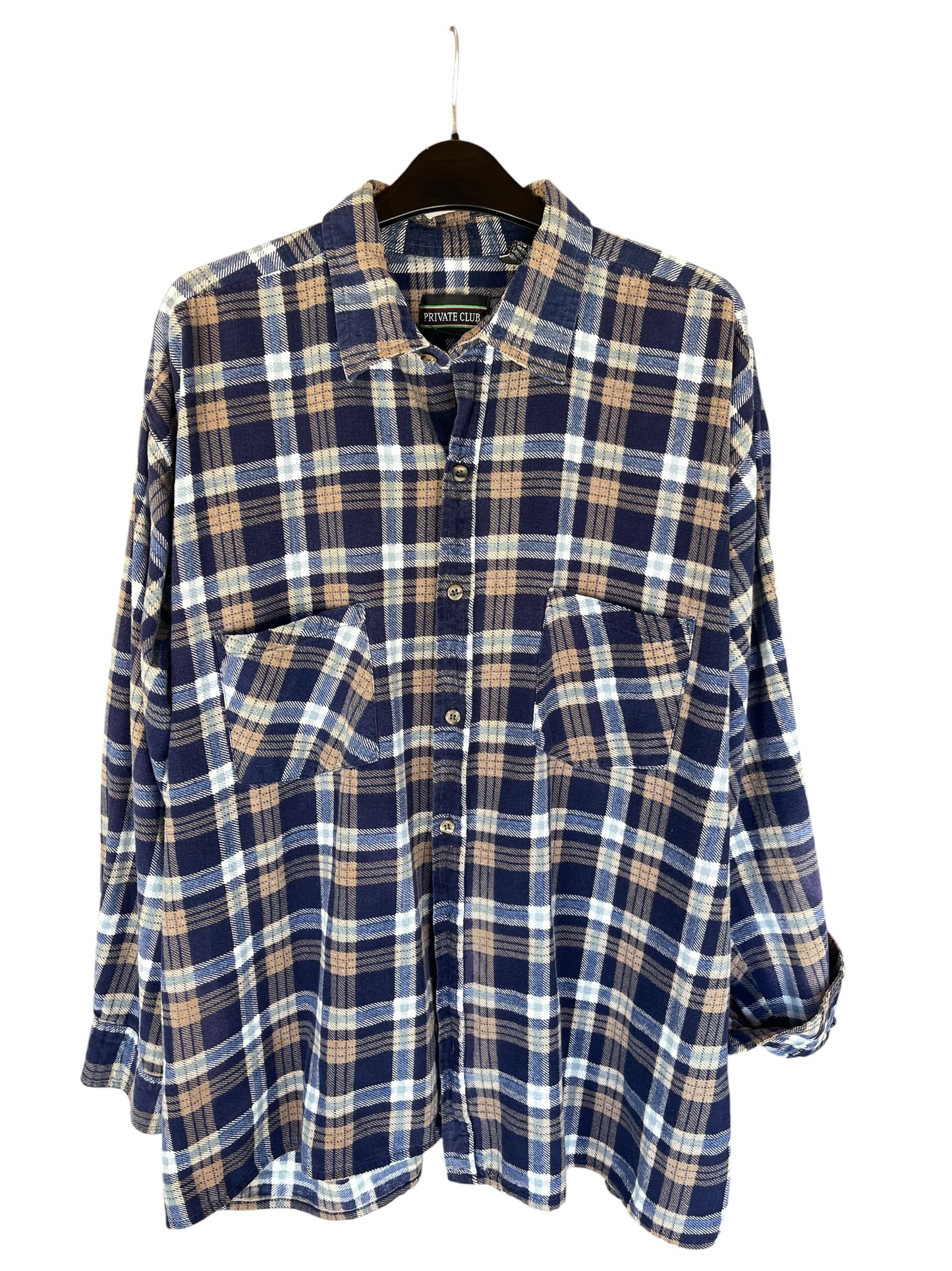 Women’s (Men 2XL) PRIVATE CLUB Flannel Shirt (SKU 0029)