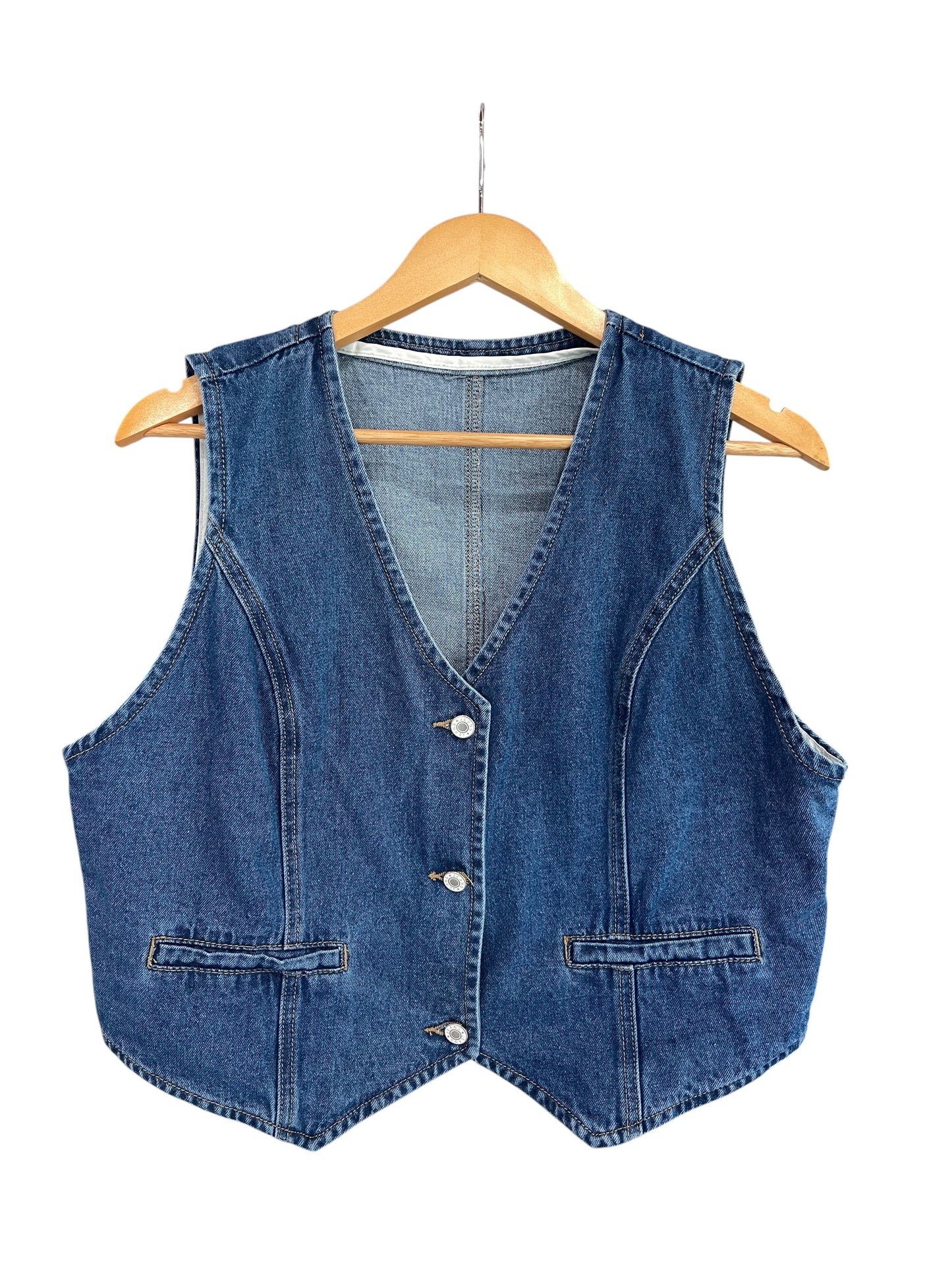 Women’s (XL) Darling Denim Vest (sku 0047)