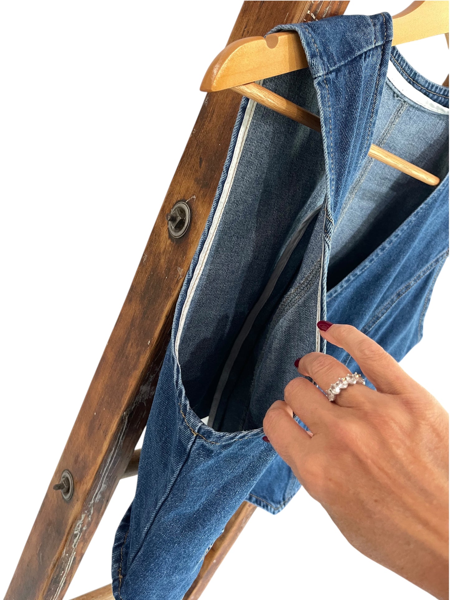 Women’s (XL) Darling Denim Vest (sku 0047)