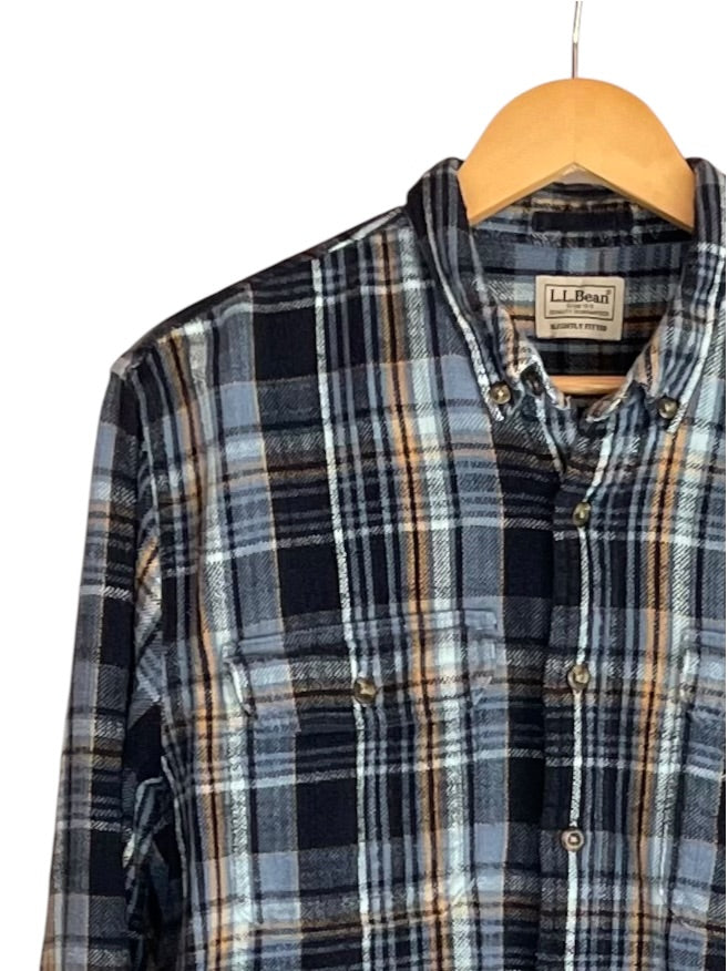 Women’s (Men L) Flannel Distressed Shirt (sku 0057)