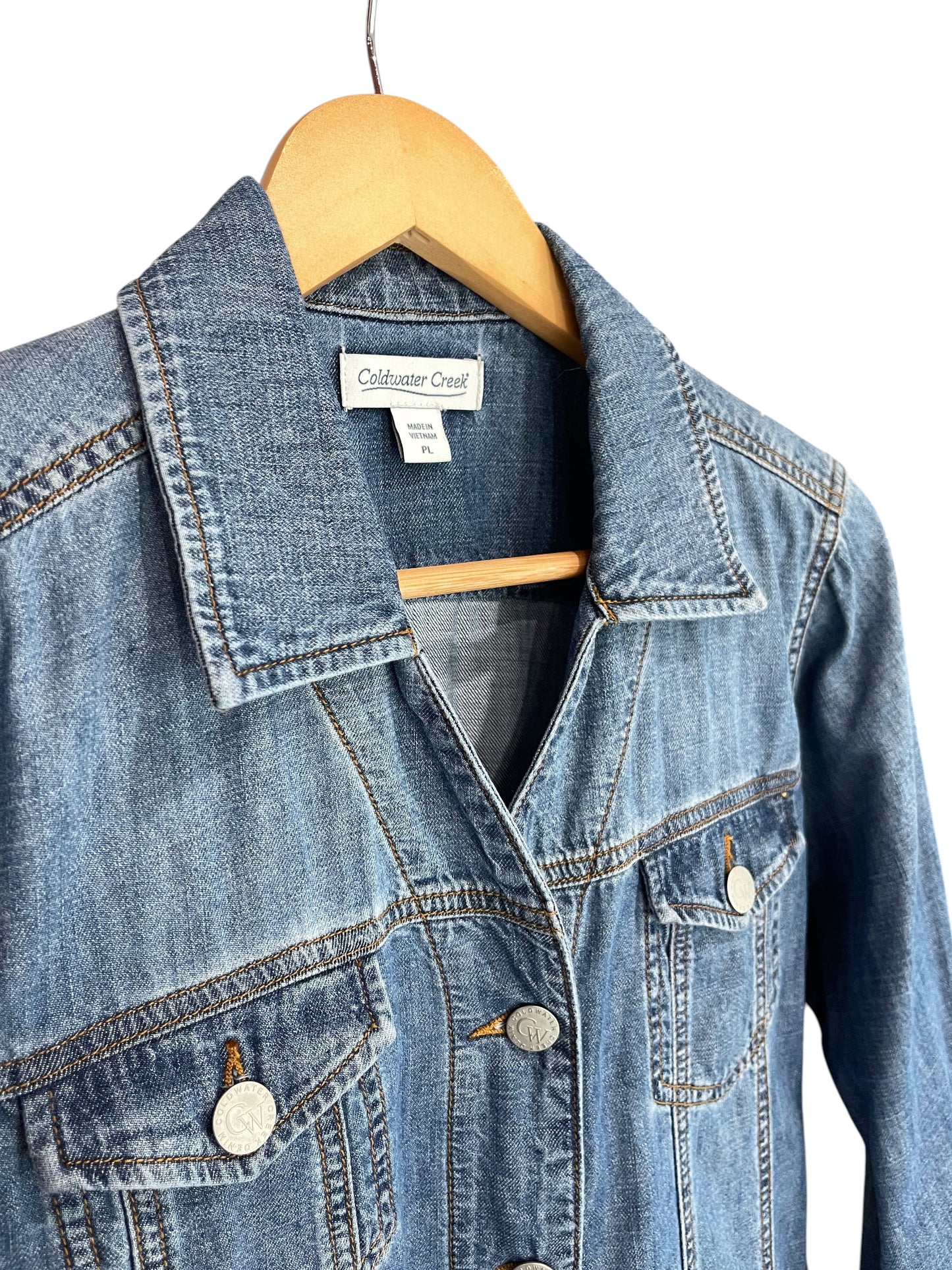 Women’s (L) Coldwater Creek Denim Dress (sku 0073)