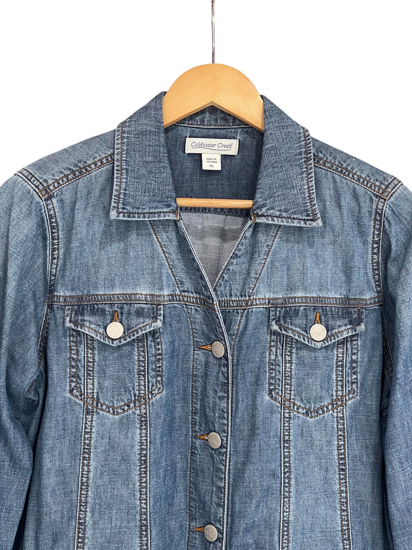 Women’s (L) Coldwater Creek Denim Dress (sku 0073)