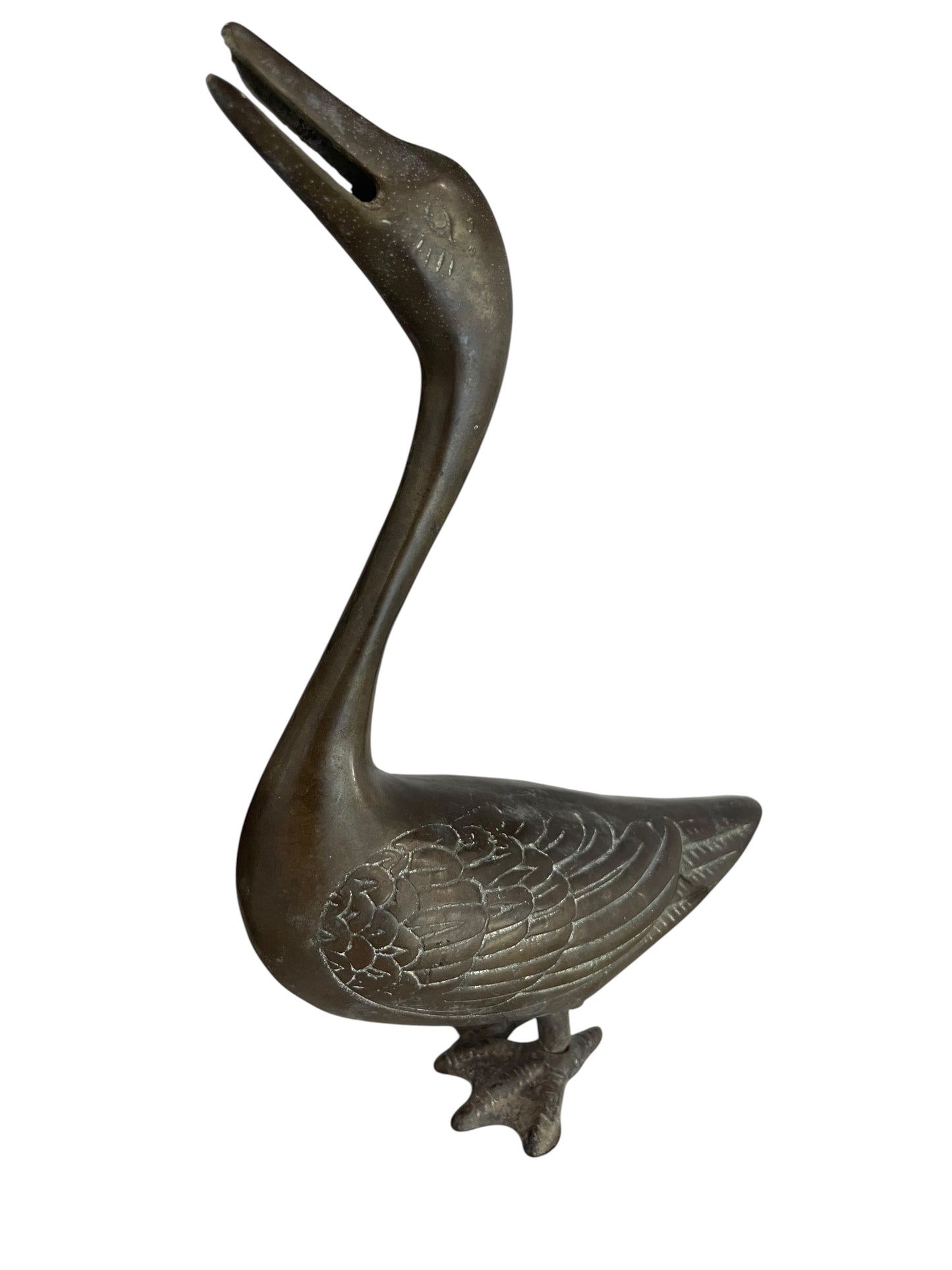Vintage Solid Brass Geese (sku 0079)