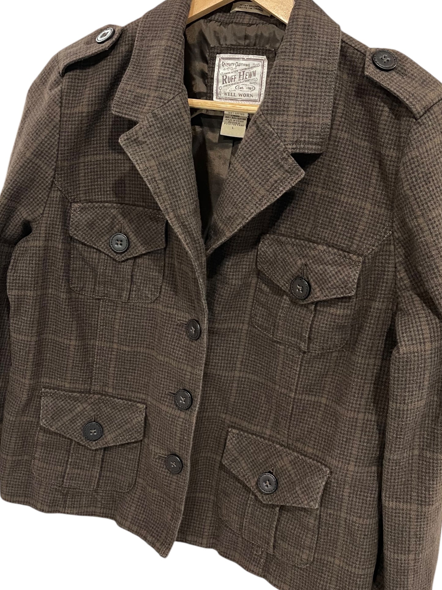 Women’s (L) Ruff Hewn Blazer (sku 0121)