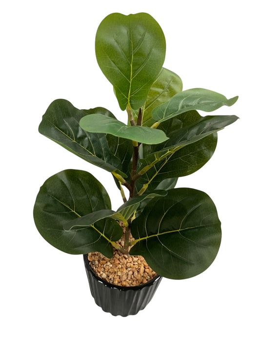 Faux Potted Greenery Plant in Ceramic Vase (sku 0125)