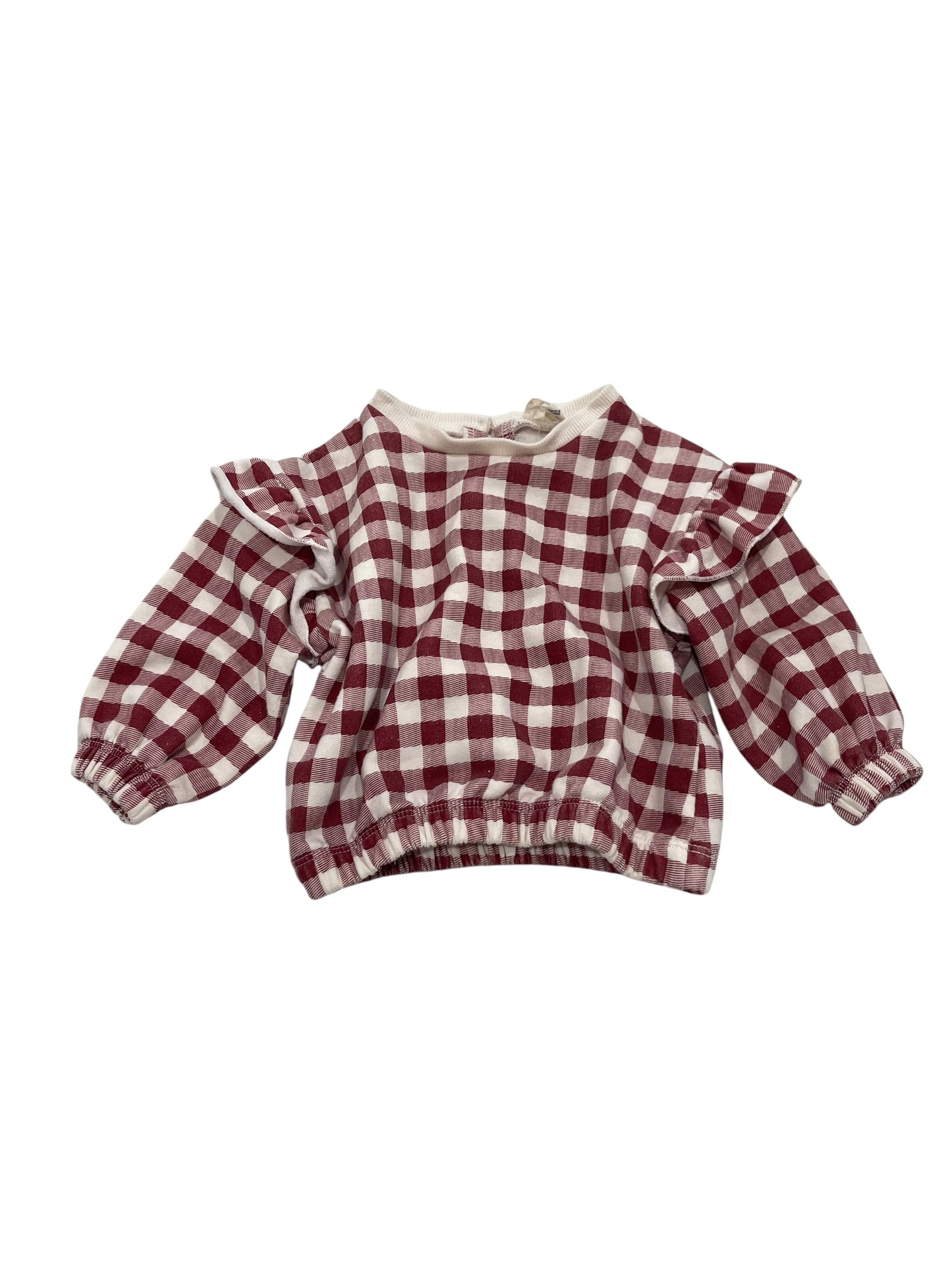 Infant (12 m) Jessica Simpson Ruffled Sweatshirt (sku 0144)