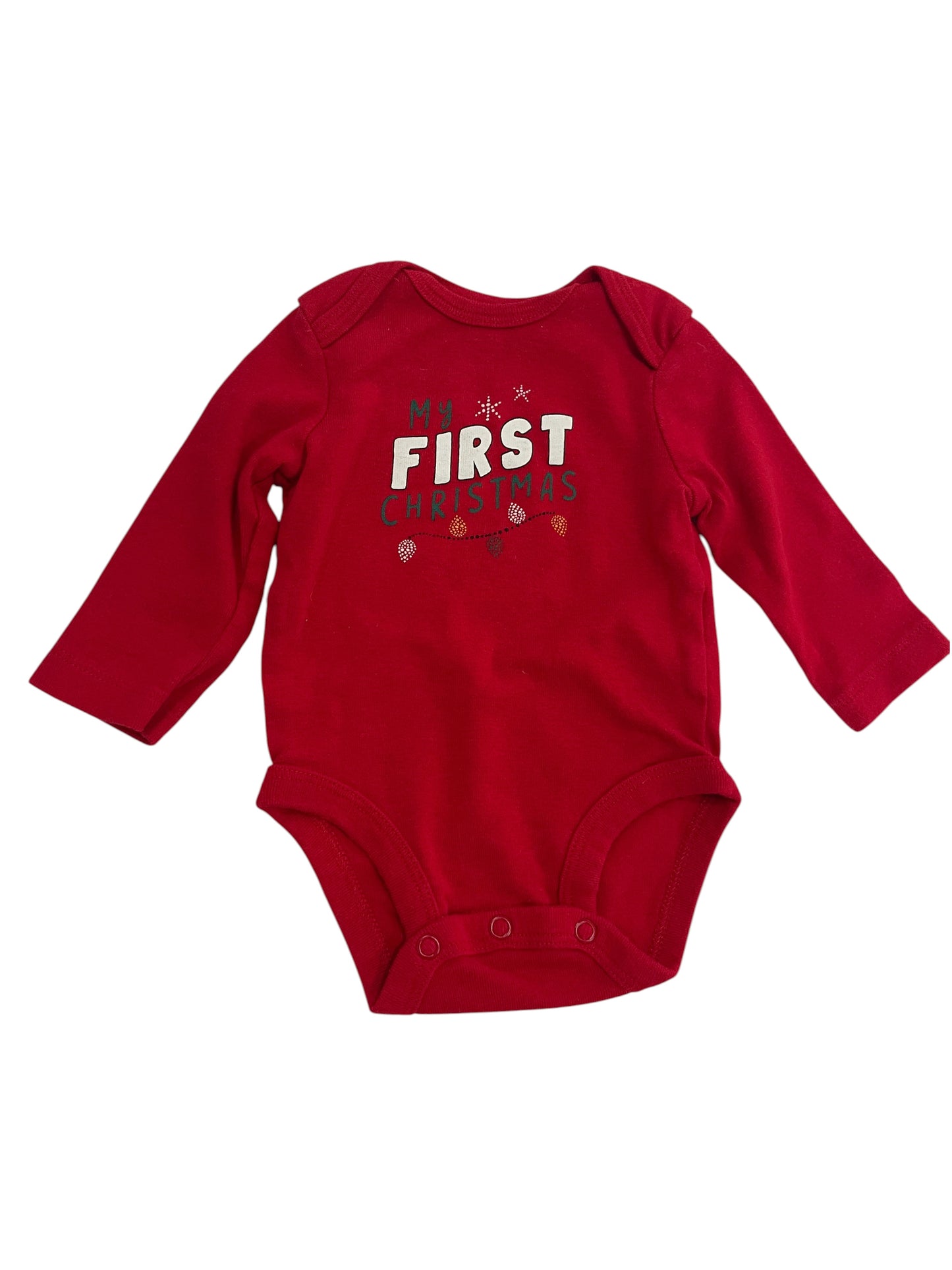 Infant (3 M) 1st Christmas Onesie (sku 0155)