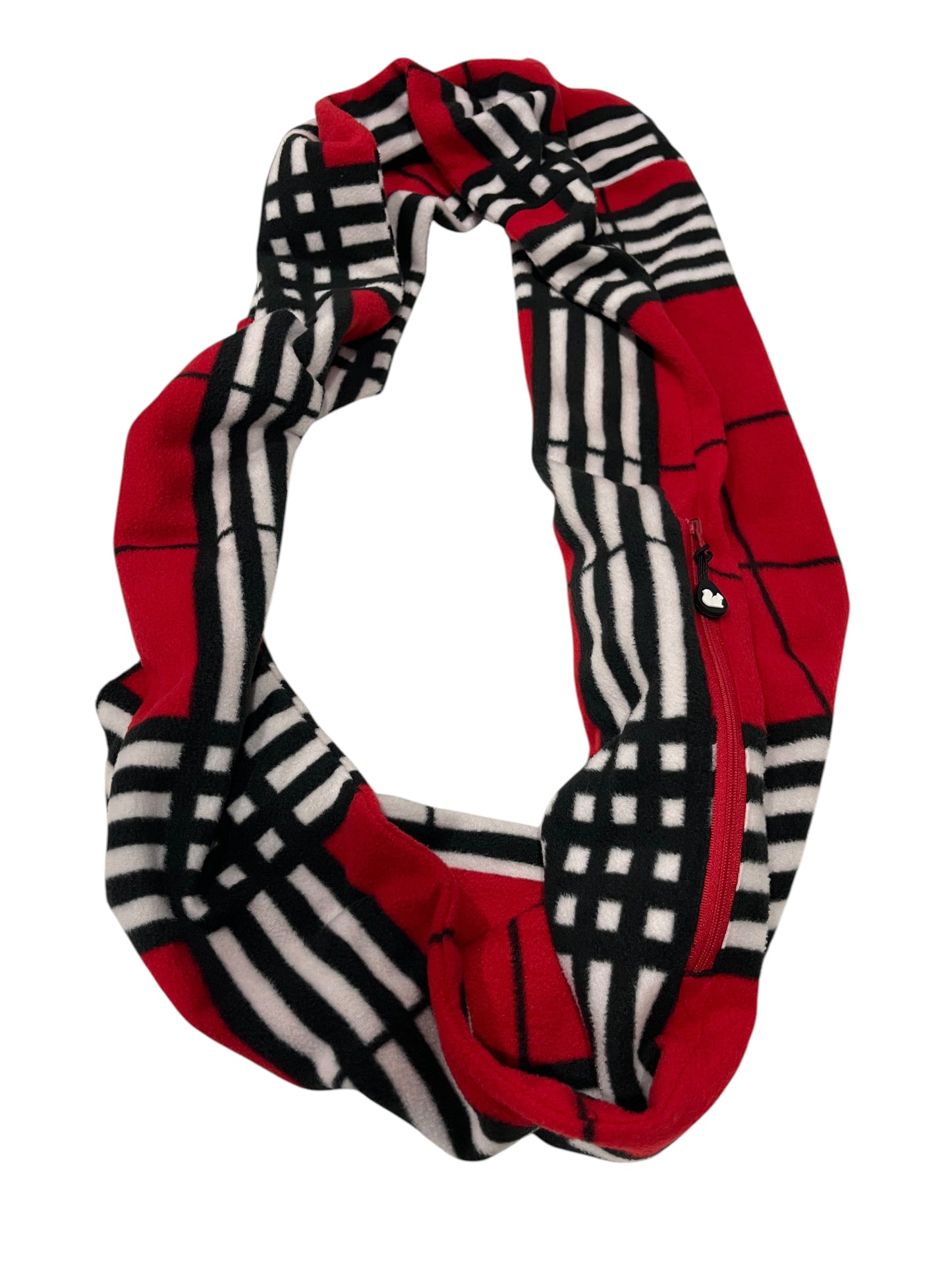 Women’s (OS) Scarf with a Zipper Pocket (sku 0221)