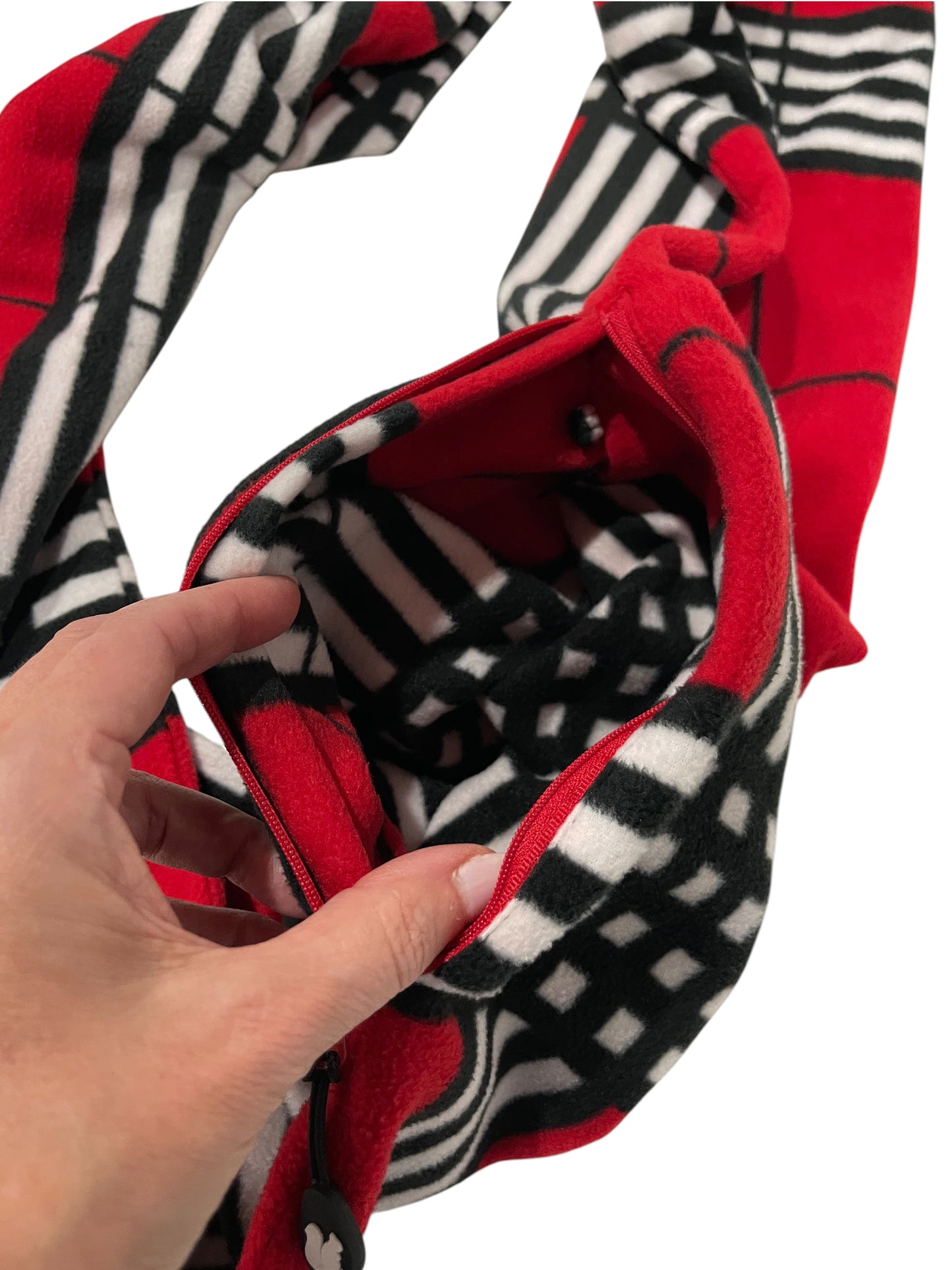 Women’s (OS) Scarf with a Zipper Pocket (sku 0221)